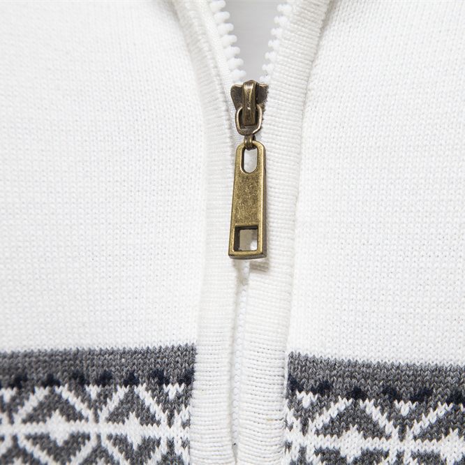 JASPER | HALBZIP-PULLOVER IM KLASSISCHEN FAIR-ISLE-MUSTER
