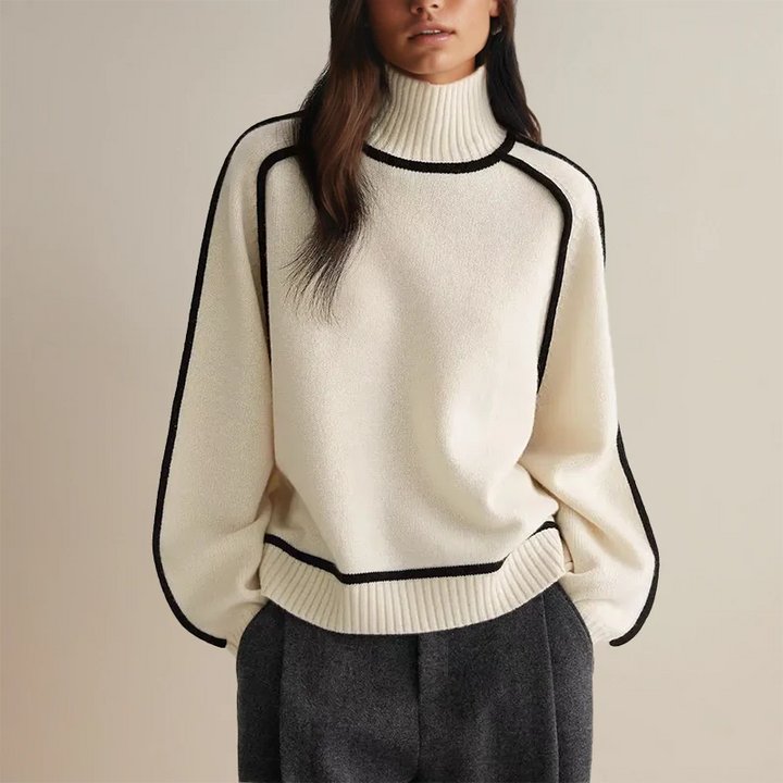 LIVIA | ELEGANTER DAMEN ROLLKRAGENPULLOVER