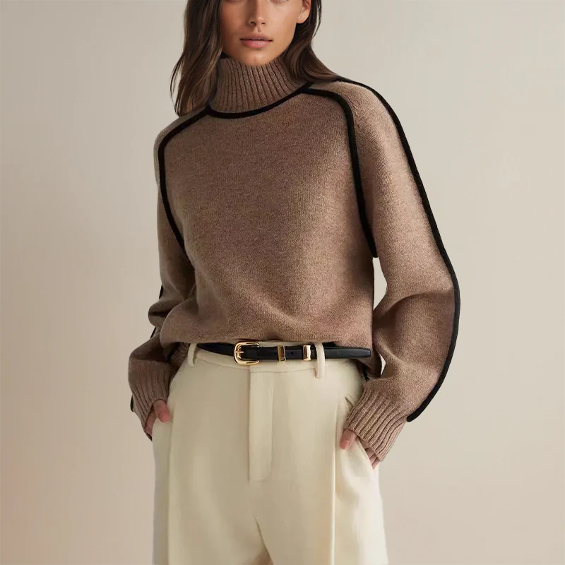 LIVIA | ELEGANTER DAMEN ROLLKRAGENPULLOVER