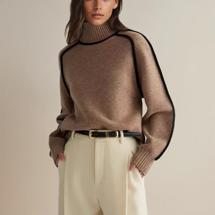 LIVIA | ELEGANTER DAMEN ROLLKRAGENPULLOVER