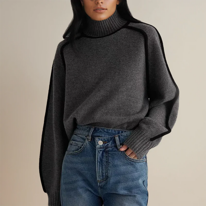 LIVIA | ELEGANTER DAMEN ROLLKRAGENPULLOVER