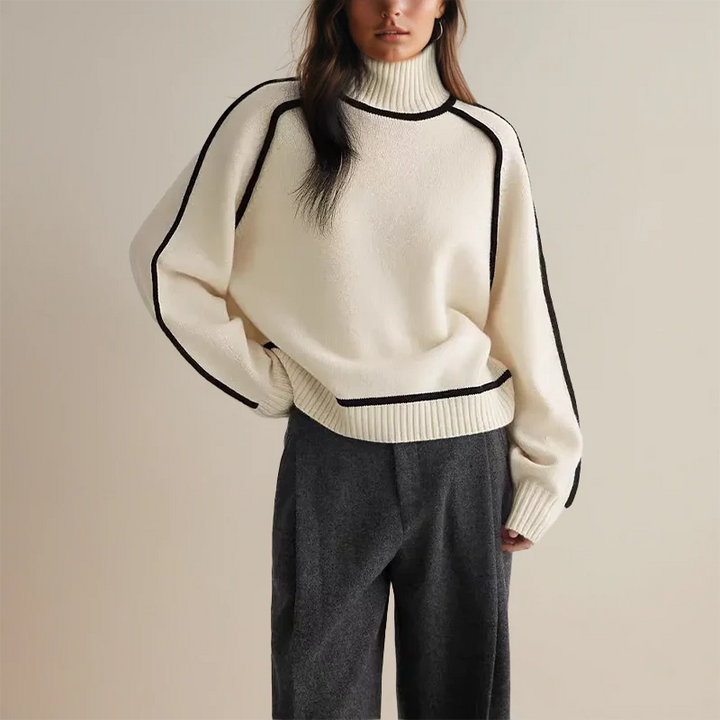 LIVIA | ELEGANTER DAMEN ROLLKRAGENPULLOVER