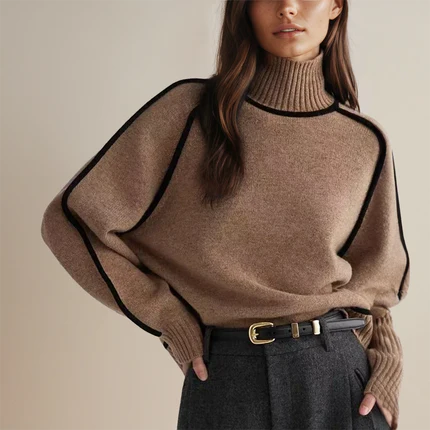 LIVIA | ELEGANTER DAMEN ROLLKRAGENPULLOVER