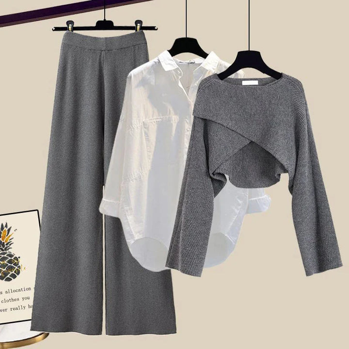 MIA | GEMÜTLICHES DREI-TEILE-SET MIT LANGEN ÄRMELN
