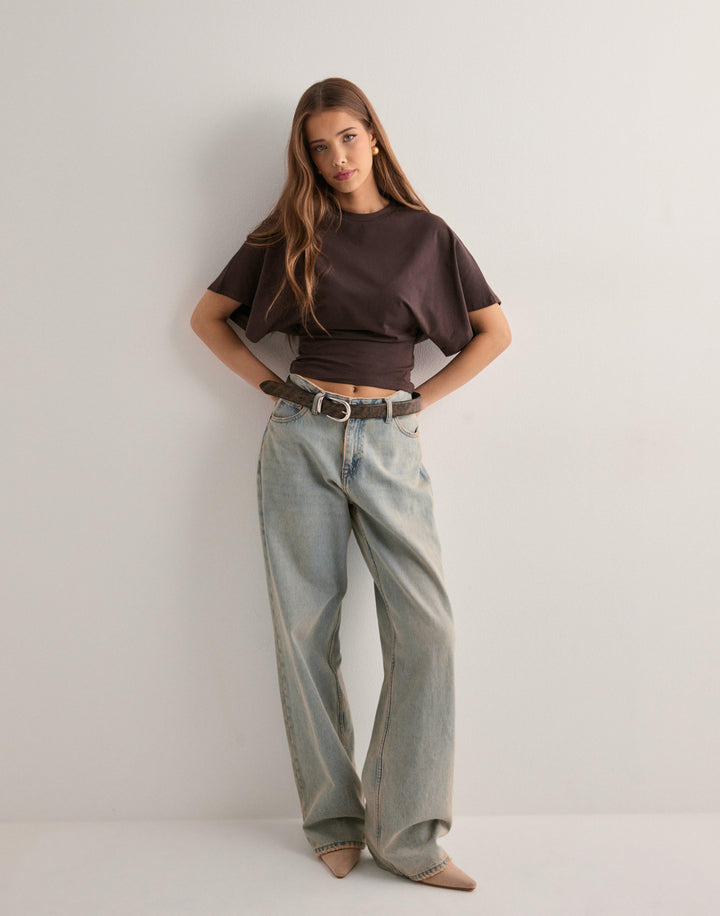 Hailey | Damen Kurzarm Bluse