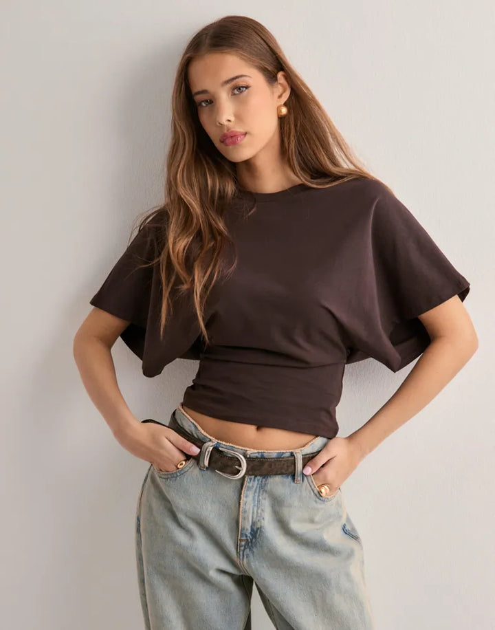 Hailey | Damen Kurzarm Bluse