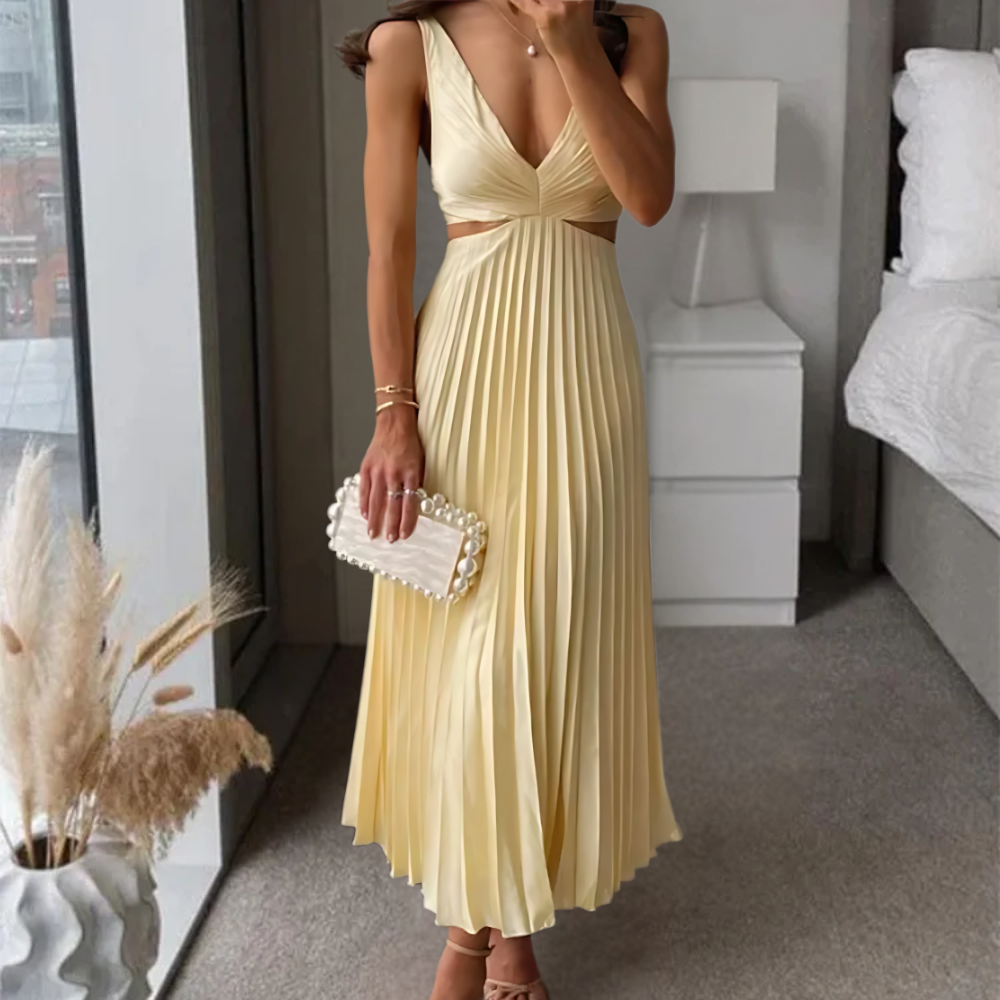 Caroline | Elegant Damen Maxi Kleid