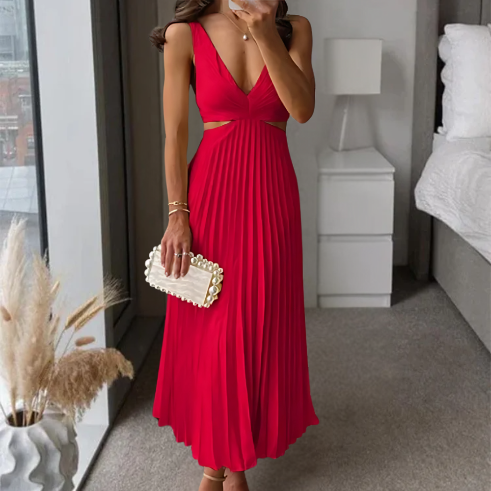 Caroline | Elegant Damen Maxi Kleid